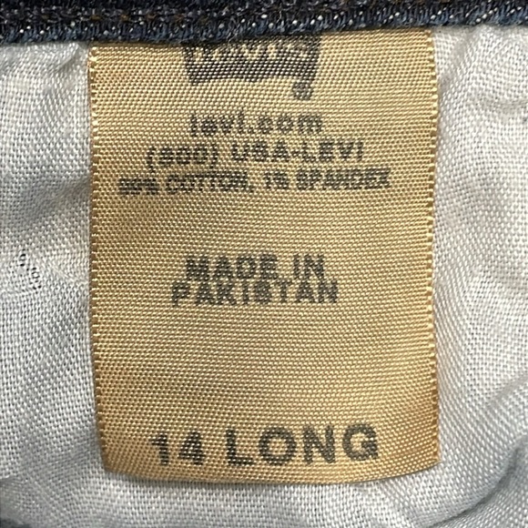 Levi’s 545 Low Cut Boot Denim Jeans 14 Long - Picture 12 of 15